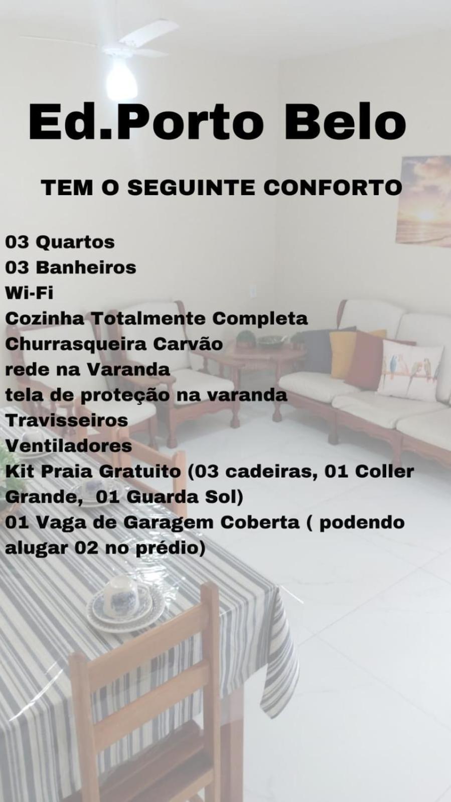 Praia Do Morro - Edificio Porto Belo 구아라파리 외부 사진